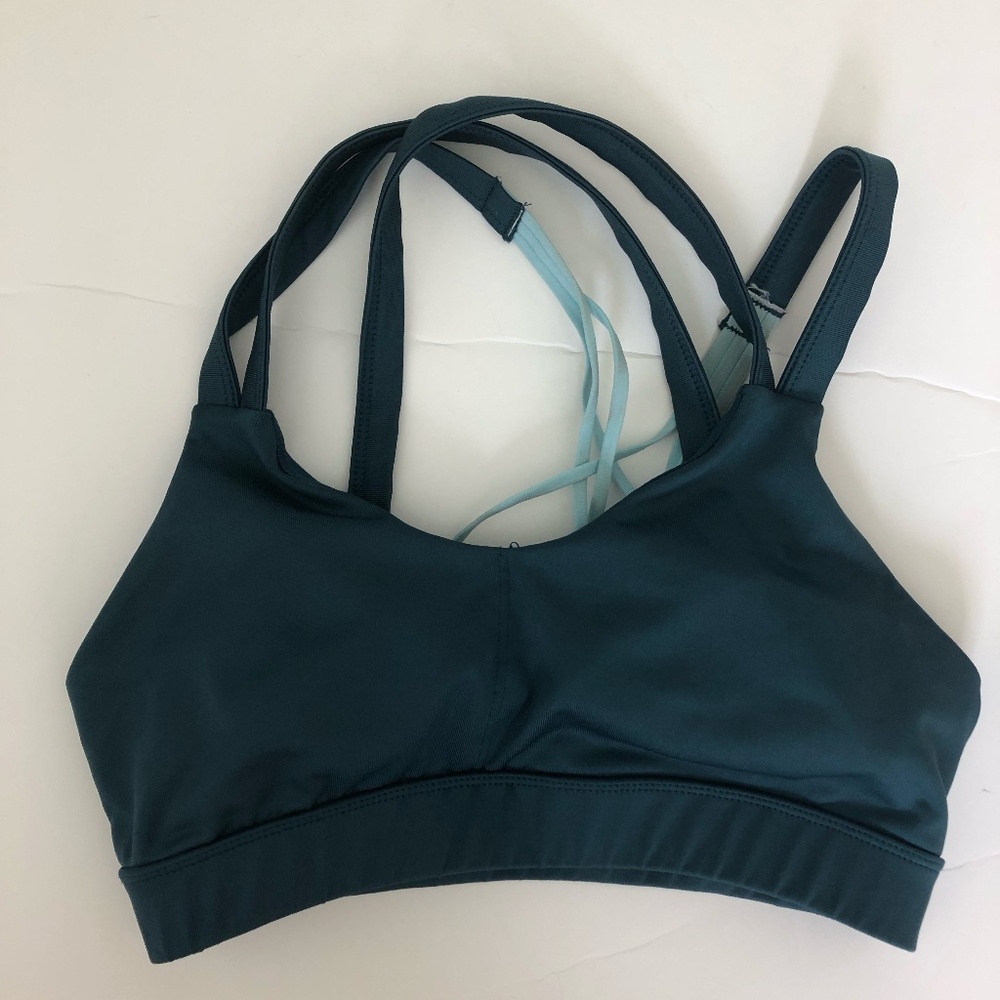 Dark Green Sports Bra